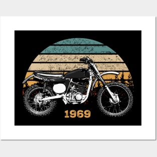 1969 Greeves Griffon 250 Vintage Motorcycle Design Posters and Art